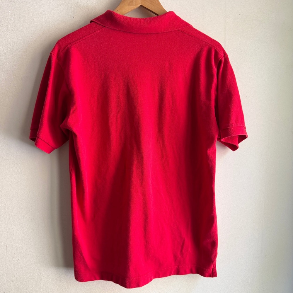Ferrari Scuderia Shield Logo Pique Polo Shirt Red Medium Good‎ - Picture 5 of 8